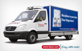 tesco delivery van